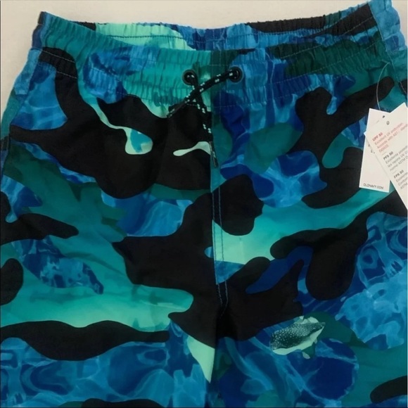(NWT) Old Navy Graphic Swim Trunks for Boys, Large (8-10) - Picture 6 of 13